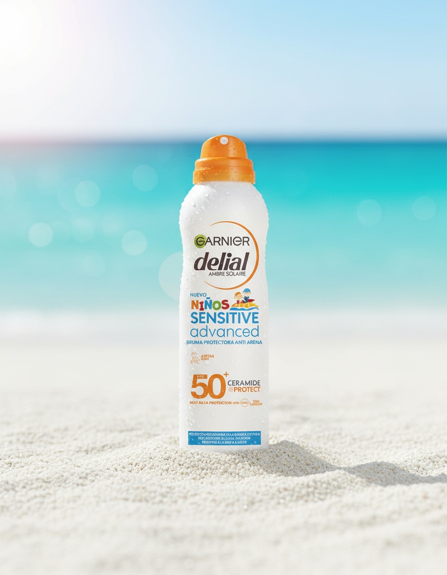 Garnier KIDS SENSITIVE ADVANCED anti-sand protective mist SPF50+ 150 ml - Afbeelding 3