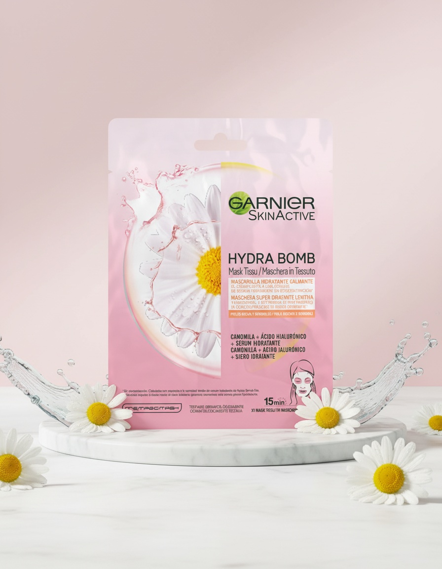 Garnier SKINACTIVE HYDRABOMB mascarilla facial hidratante calmante pieles secas-sensibles 1 u - Afbeelding 2