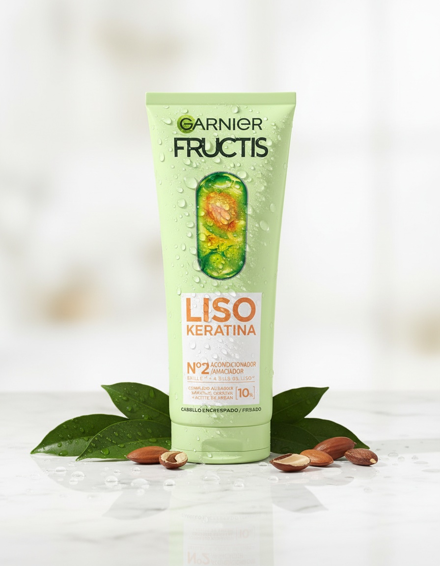 Garnier FRUTICS LISO KERATIN Nº2 conditioner 200 ml - Afbeelding 2