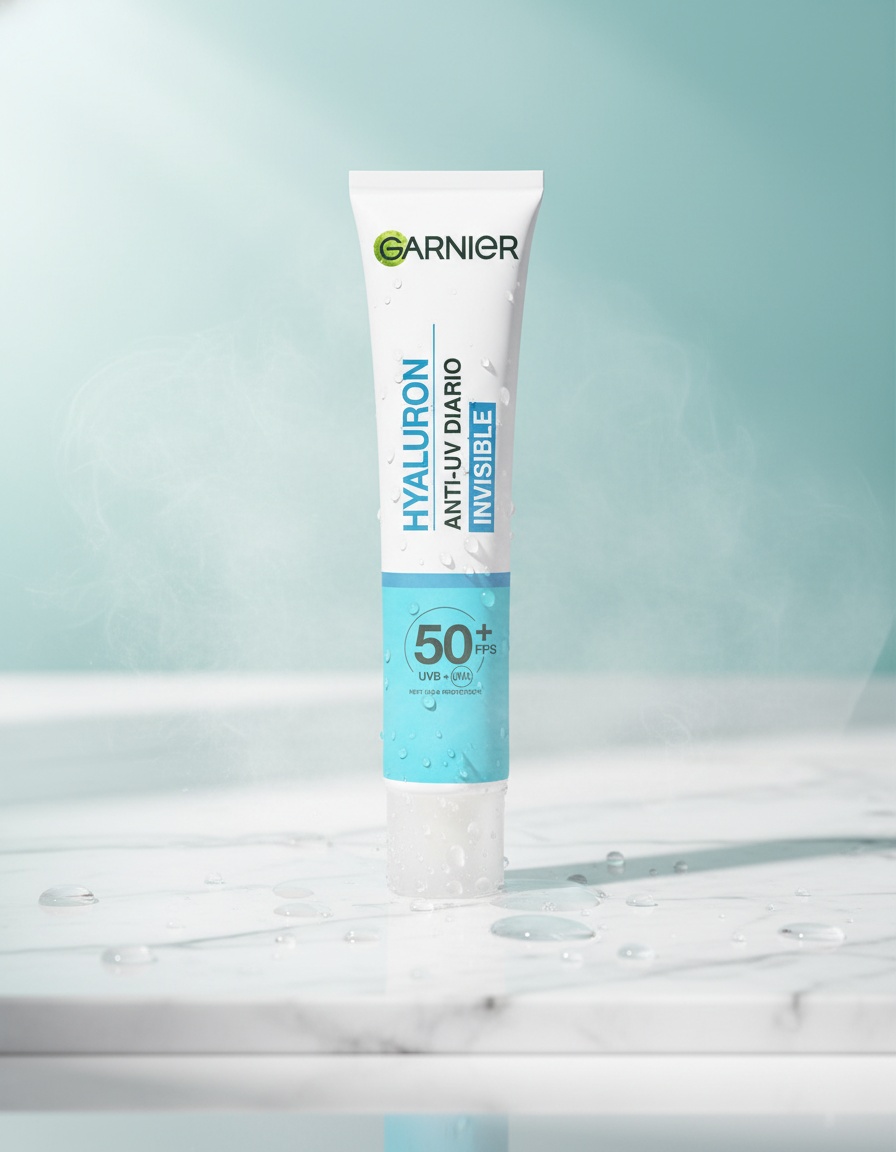 Garnier HYALURON ANTI-UV invisible skin barrier protective fluid SPF50+ 40 ml - Afbeelding 2