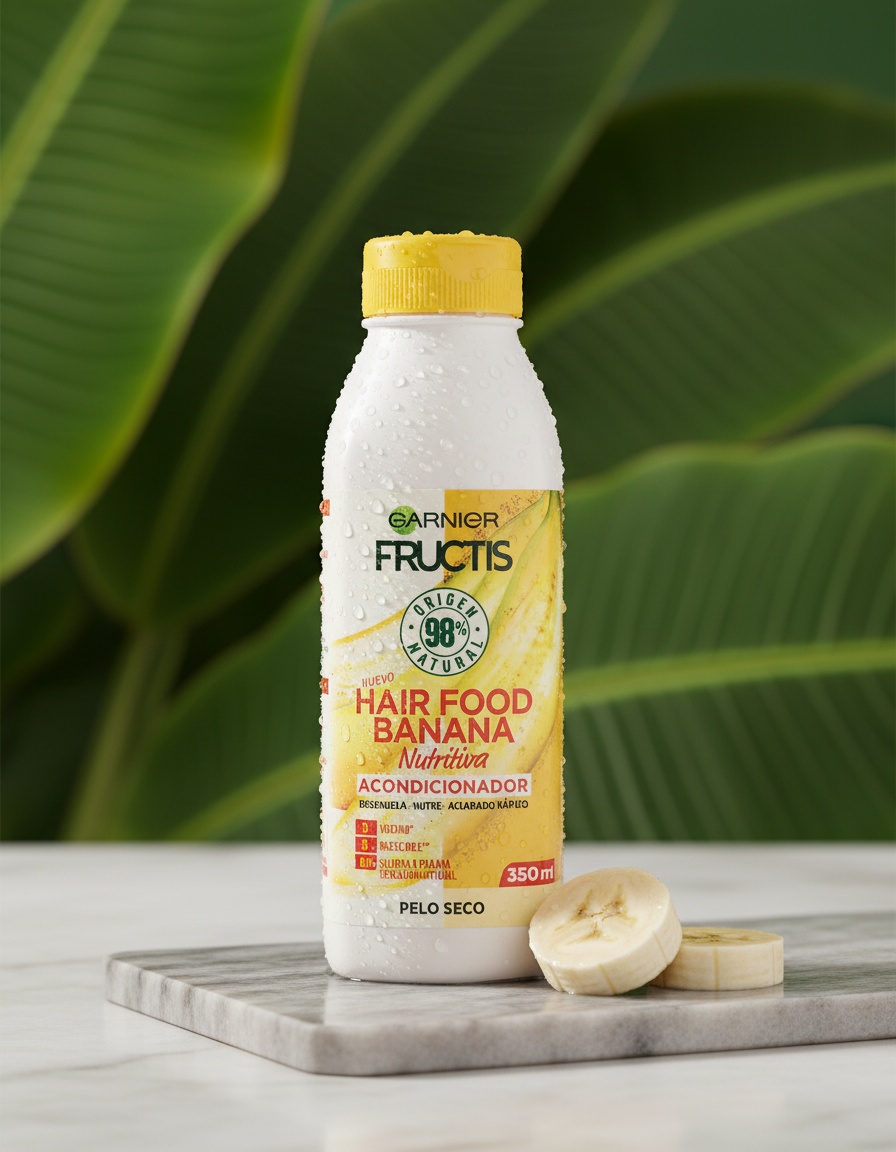 Garnier FRUCTIS HAIR FOOD BANANA ultra-nourishing conditioner 350 ml - Afbeelding 2