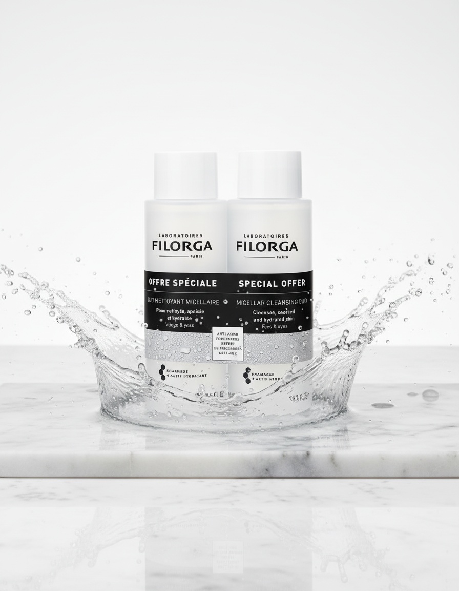 Laboratoires Filorga MICELLAR SOLUTION FACE AND EYES PACK 2 pcs - Afbeelding 2