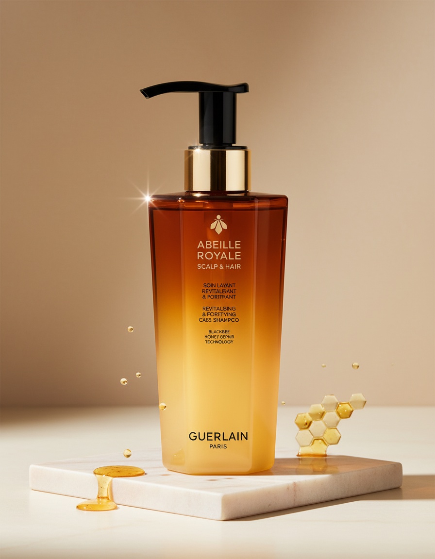 Guerlain ABEILLE ROYALE SCALP & HAIR revitalizing and fortifying shampoo 290 ml - Afbeelding 2