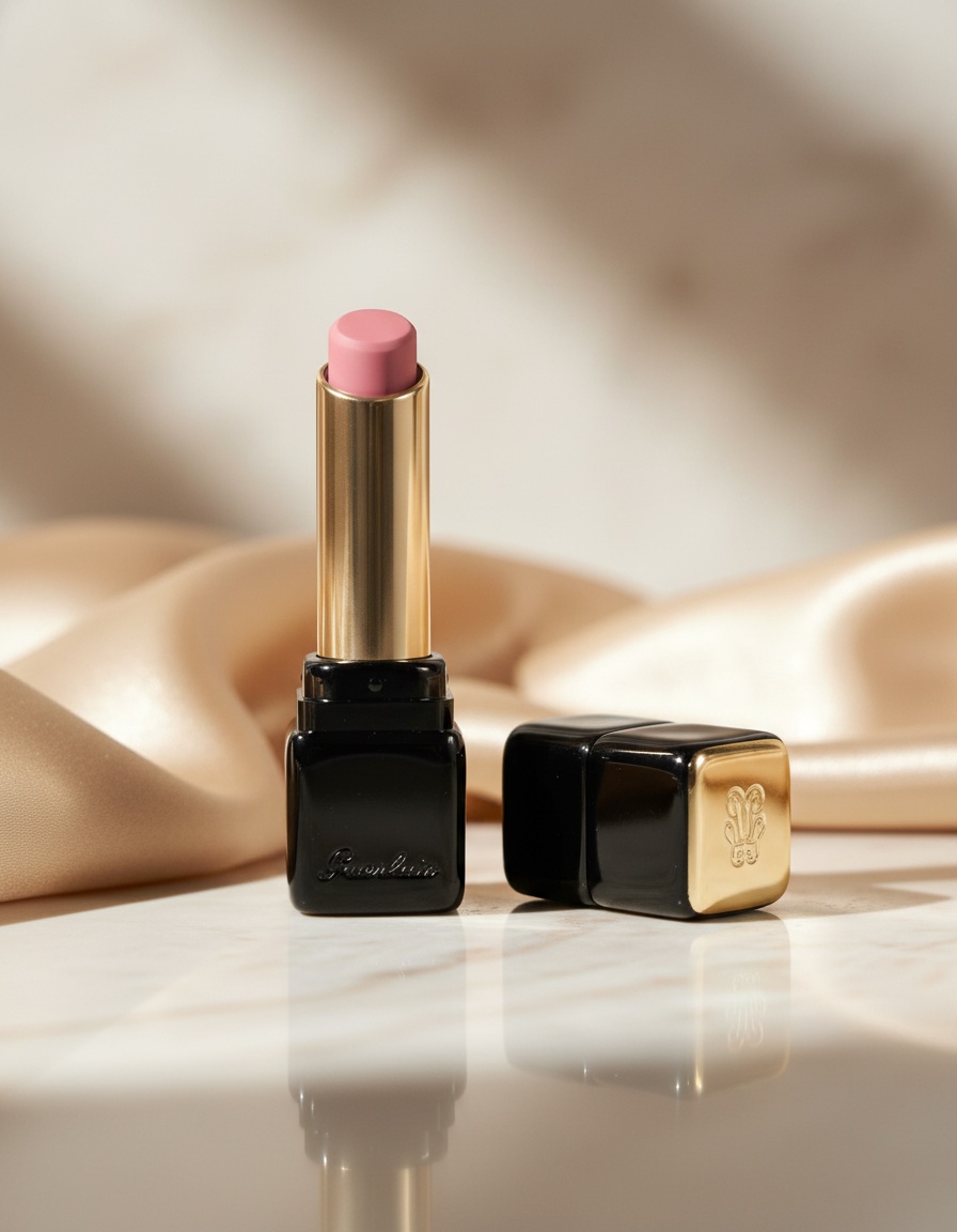 Guerlain KISSKISS barra de labios mate luminosa confort 16h #721 Dear Rose 2,8 gr - Afbeelding 2