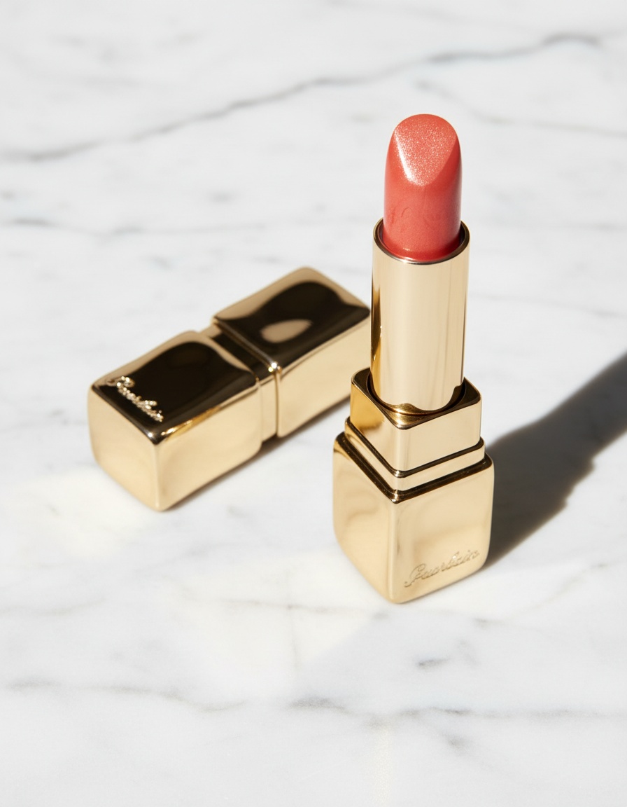 Guerlain KISSKISS SHINE BLOOM barra de labios brillo #319-peach kiss 3,2 gr - Afbeelding 2