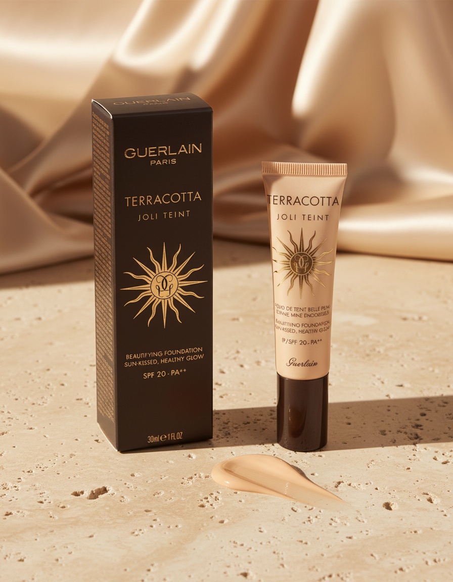 Guerlain TERRACOTTA JOLI TEINT base para una piel bonita y bronceada #Medio 30 ml - Afbeelding 2