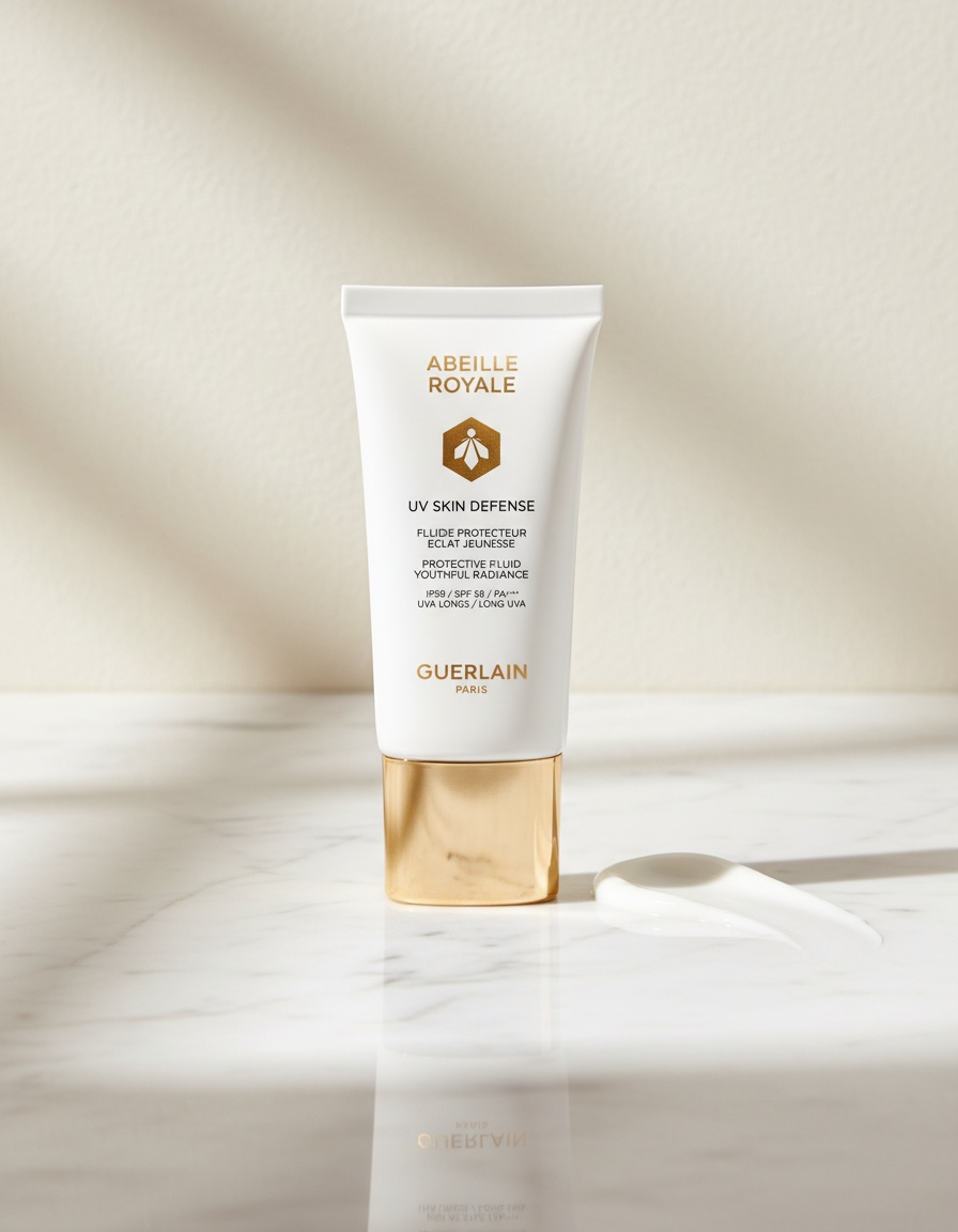 Guerlain ABEILLE ROYALE UV SKIN DEFENSE FLUID sun protection SPF50 30 ml - Afbeelding 2