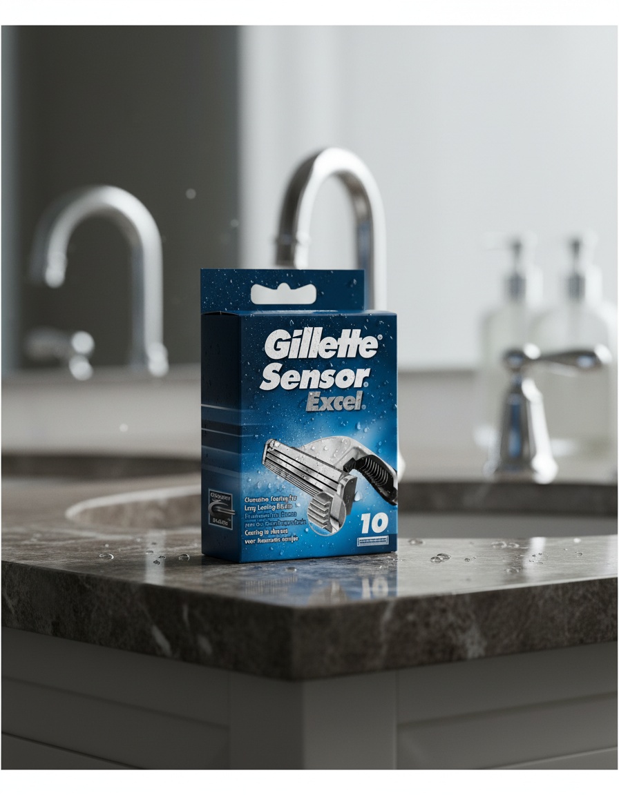 GILLETTE SENSOR EXCEL charger 10 refills - Afbeelding 3