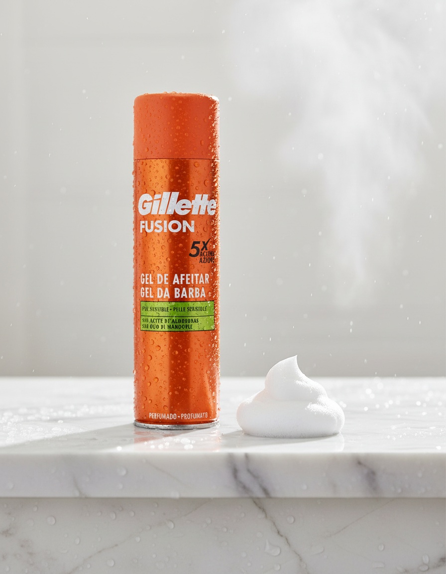 GILLETTE FUSION shaving gel for sensitive skin 200 ml - Afbeelding 3
