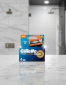GILLETTE FUSION PROGLIDE POWER cargador 4 recambios