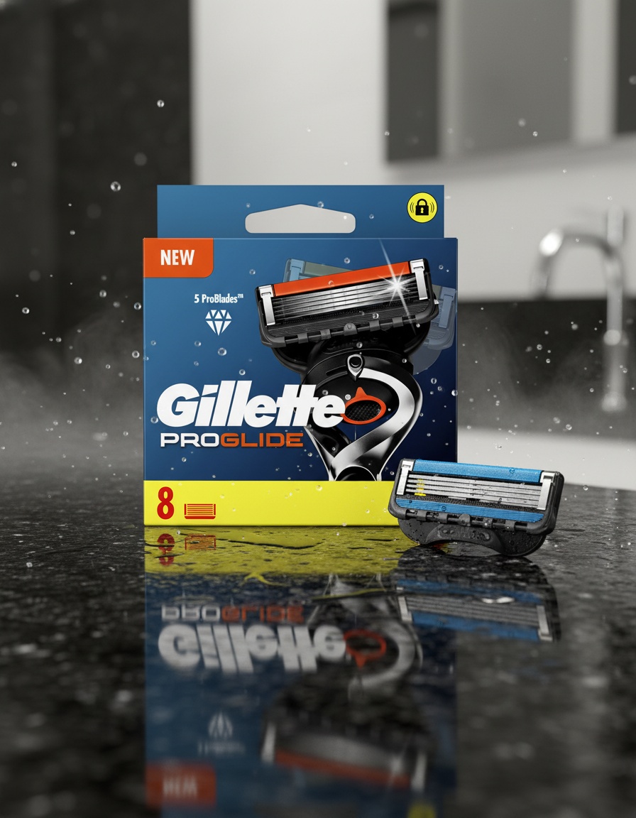 GILLETTE FUSION PROGLIDE charger 8 refills - Afbeelding 2