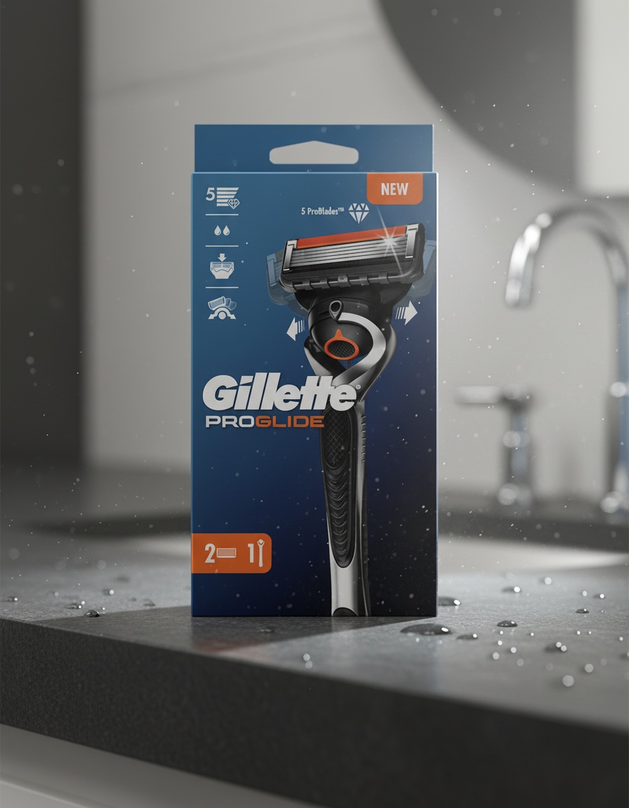 GILLETTE FUSION PROGLIDE FLEXBALL máquina más 2 recambios - Afbeelding 3