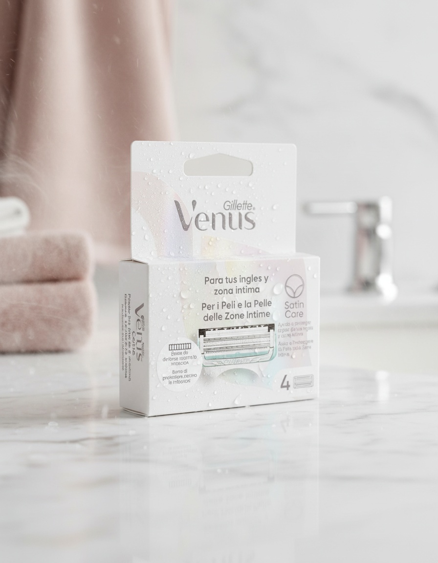 GILLETTE VENUS INTIMA charger 4 refills - Afbeelding 2