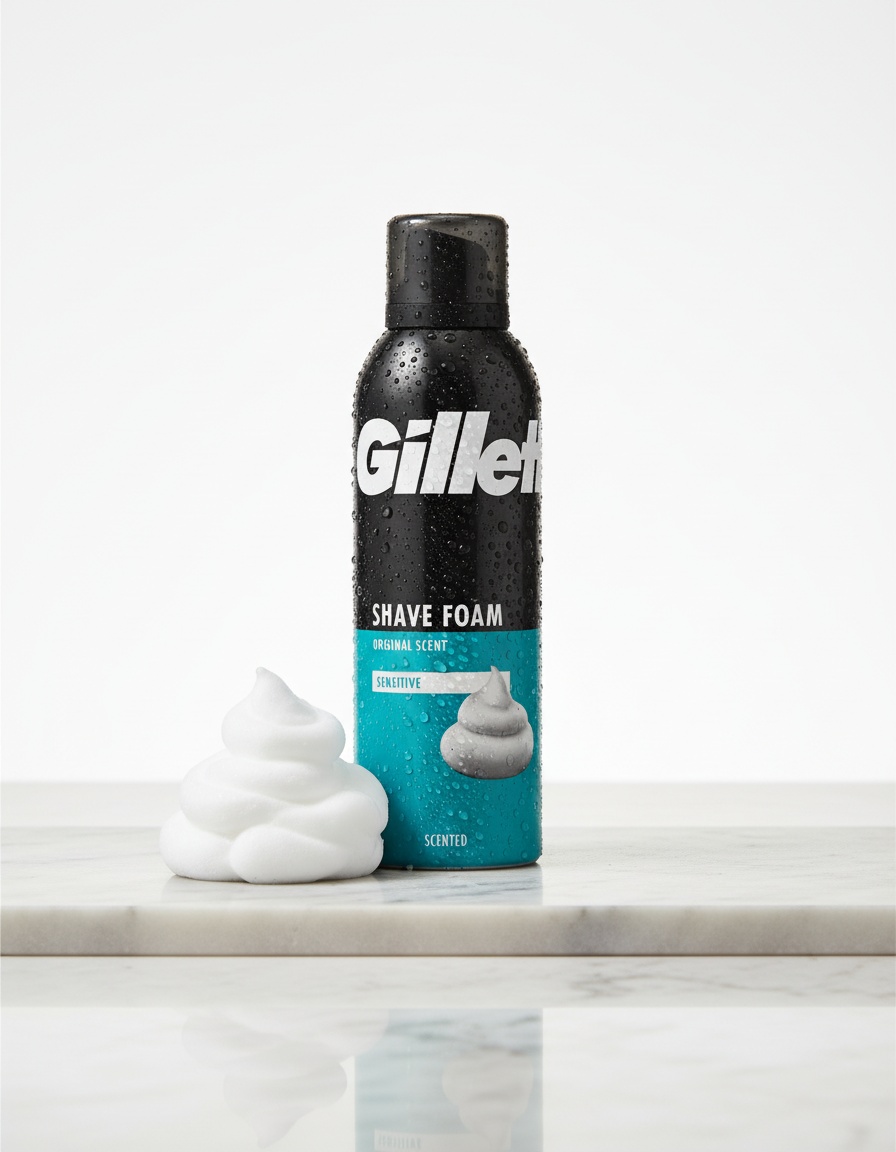 GILLETTE CLASSIC FOAM sensitive skin 200 ml - Afbeelding 2