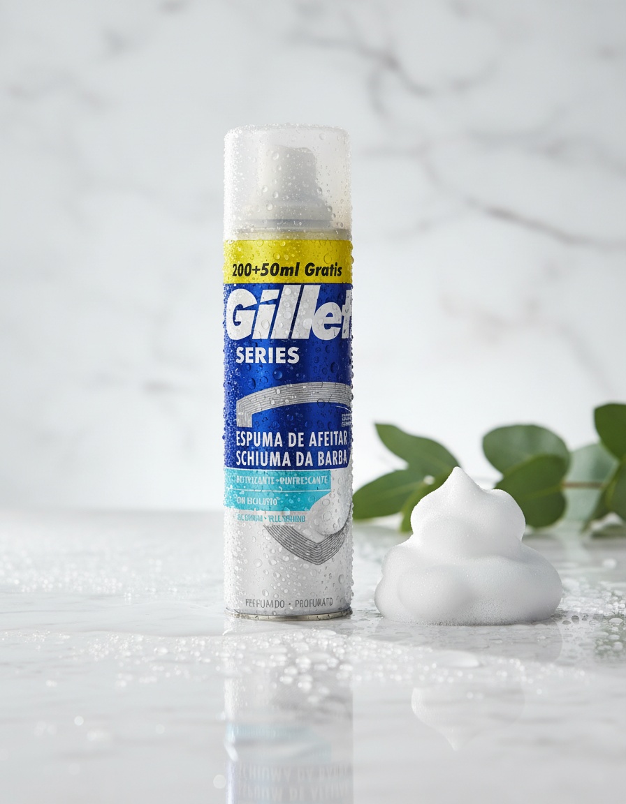 GILLETTE SERIES refreshing shaving foam 250 ml - Afbeelding 2