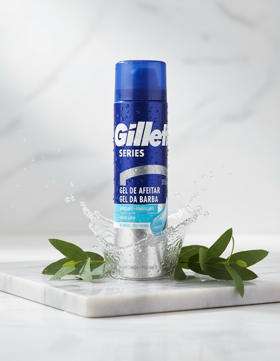 GILLETTE SERIES Refreshing Shaving Gel Sensitive Skin 200 ml - Afbeelding 2