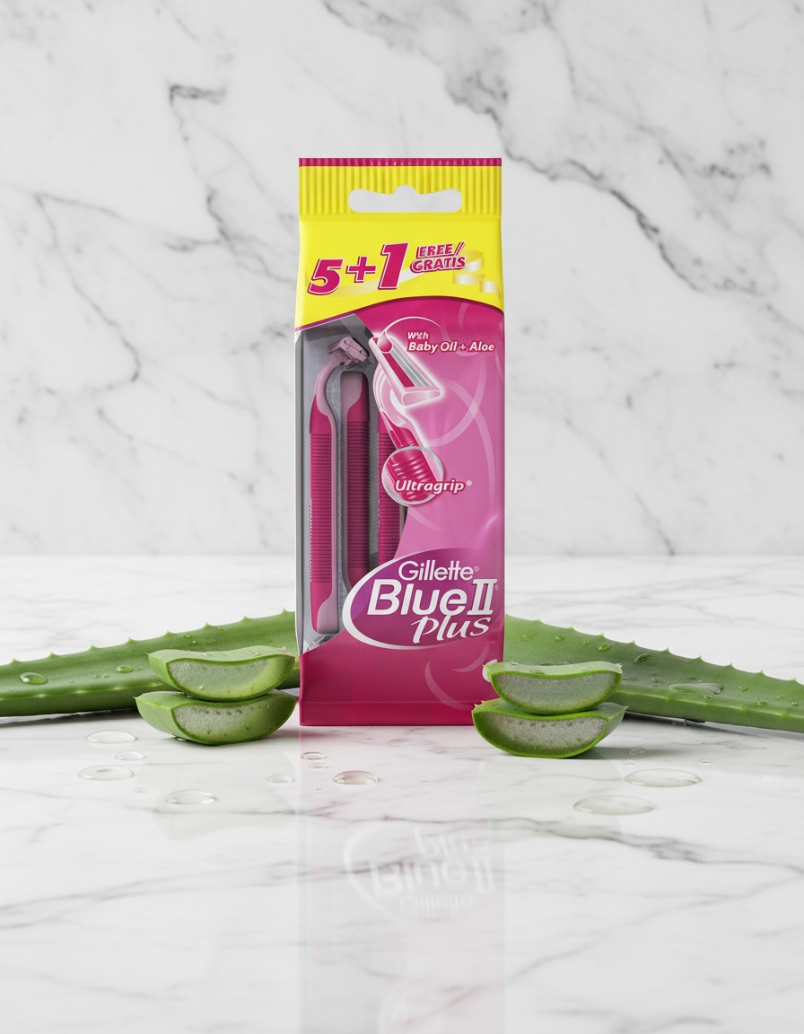 GILLETTE VENUS BLUE II PLUS disposable hair removal blades 6 units - Afbeelding 2