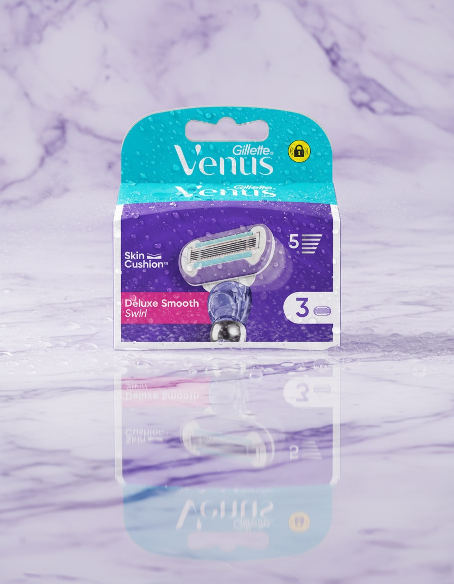 GILLETTE VENUS SWIRL SMOOTH charger 3 refills - Afbeelding 2