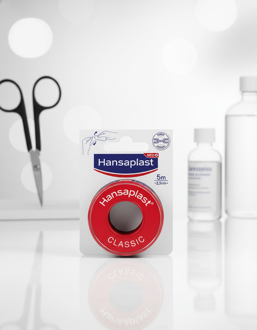 Hansaplast HP ESPARADRAPO CLASSIC satin fabric 5 mx 2.5 cm 1 u - Afbeelding 2