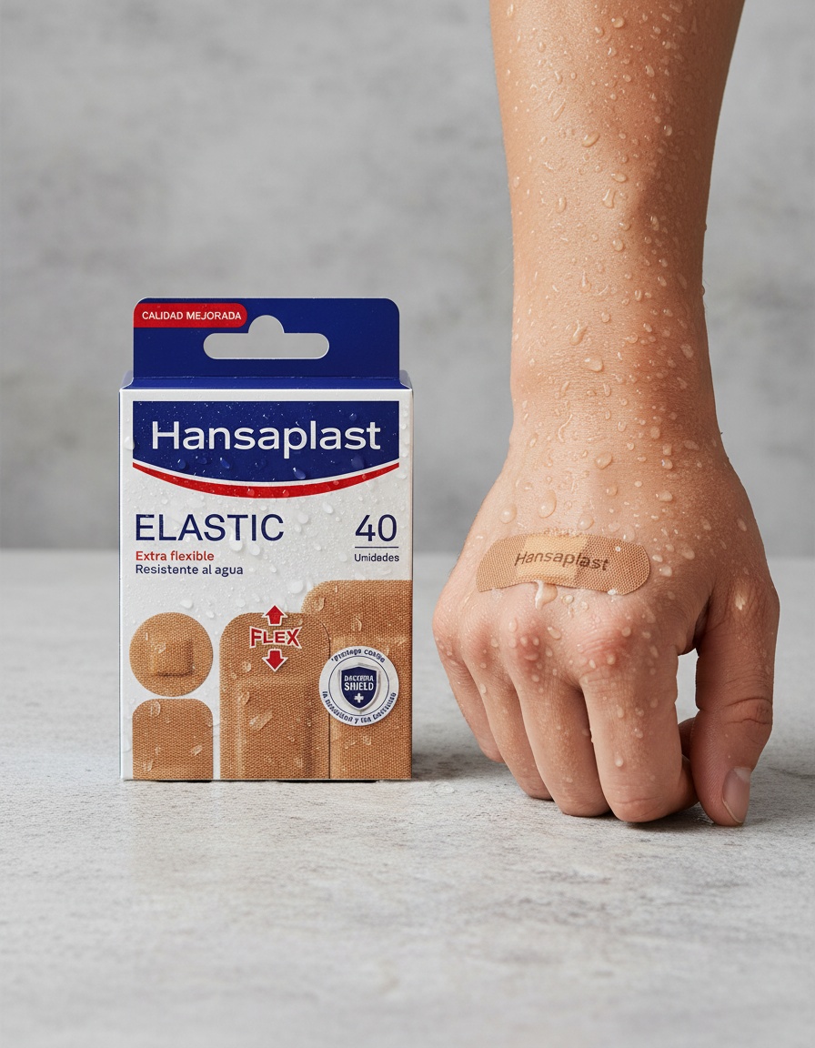 Hansaplast HP ELASTIC dressings 4 sizes 40 u - Afbeelding 2