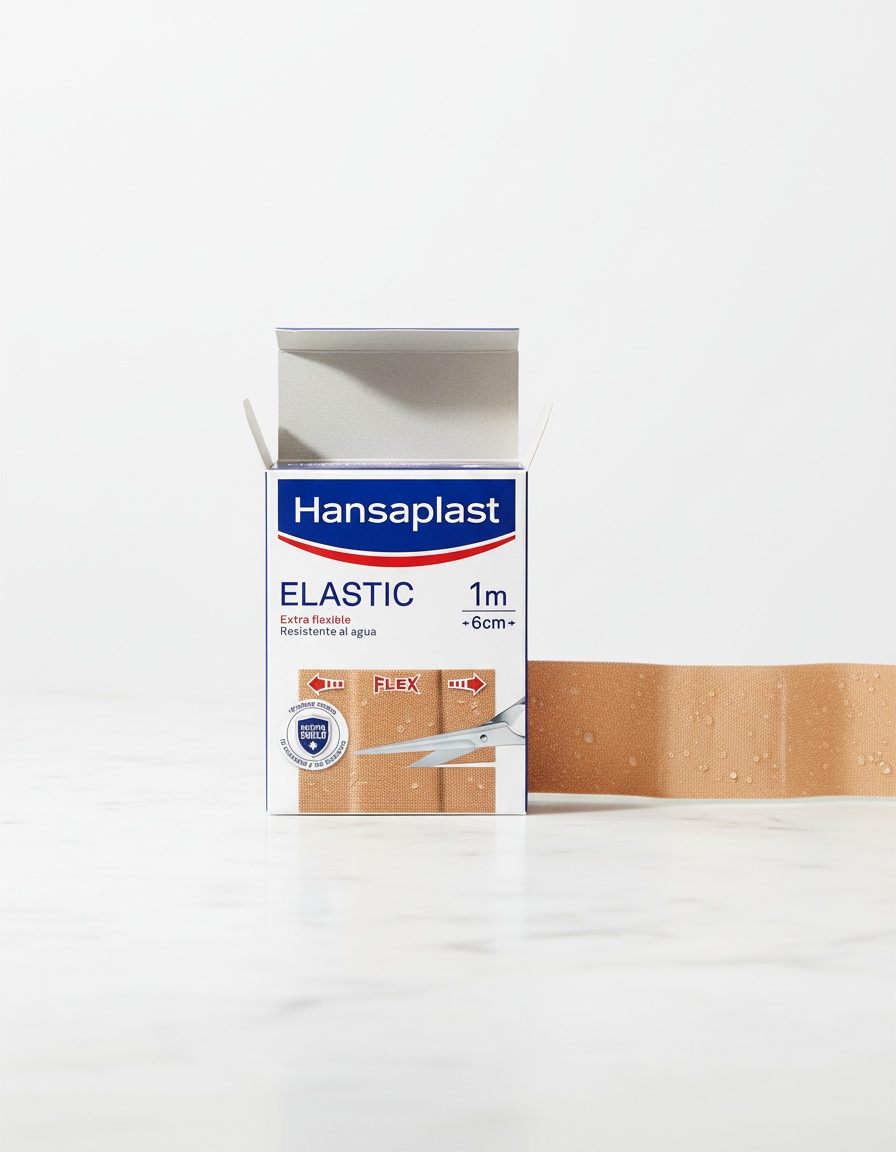 Hansaplast HP ELASTIC dressing strip 1 mx 6 cm 1 u - Afbeelding 2