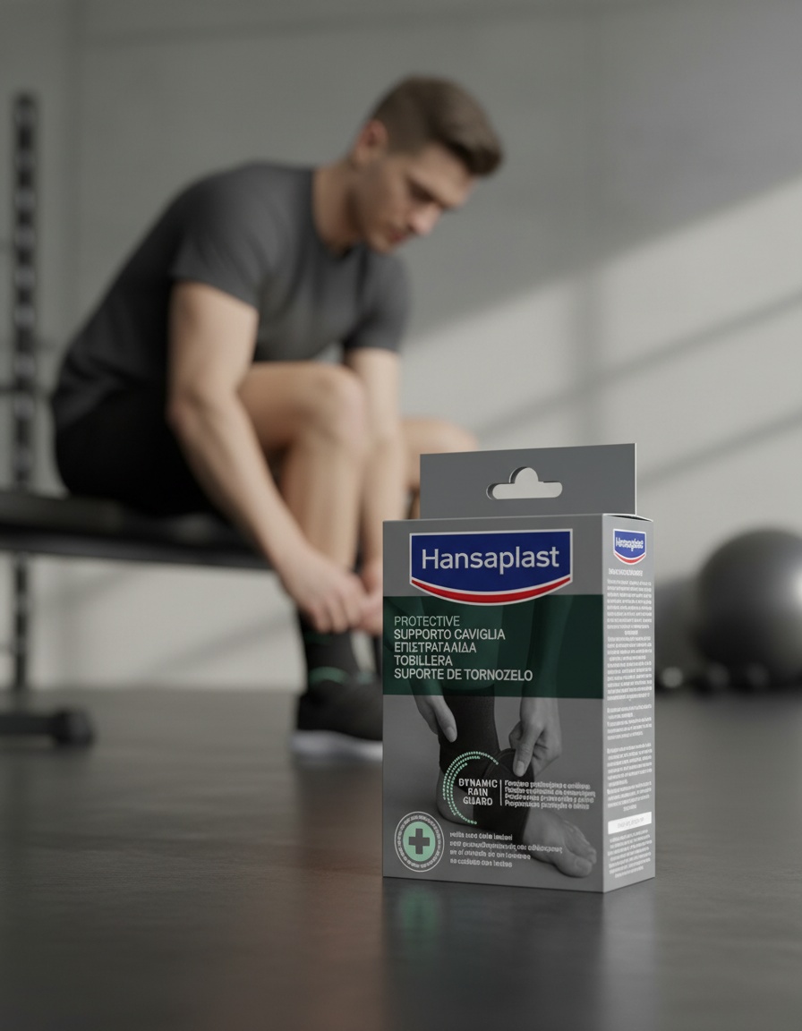 Hansaplast ADJUSTABLE ANKLE SUPPORT 1 unit - Afbeelding 2