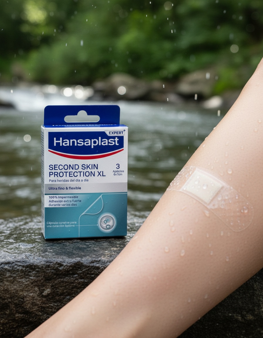 Hansaplast SECOND SKIN PROTECTION dressing #XL 3 u - Afbeelding 2