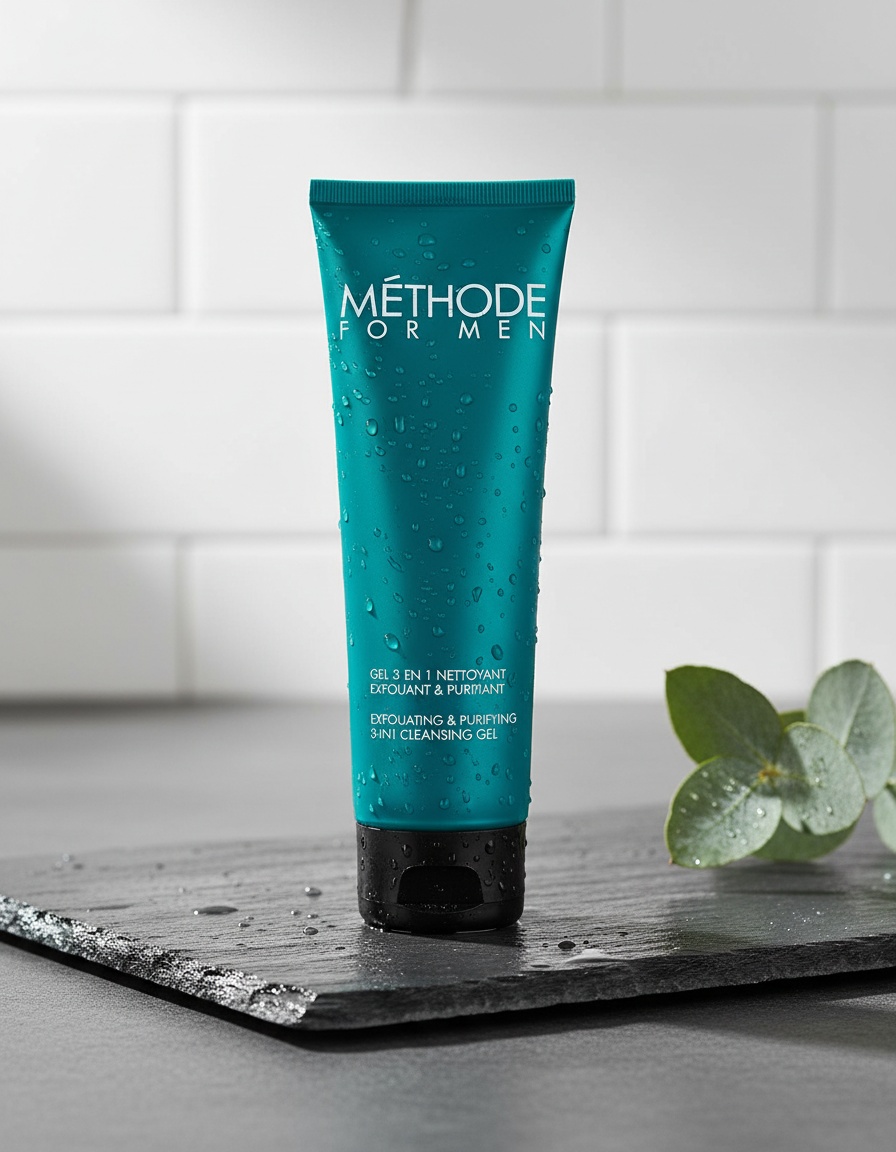 MÉthode Jeanne Piaubert MÉTHODE FOR MEN Gel 3en1 Nettoyant Exfoliant&Purifiant 125 ml - Afbeelding 2