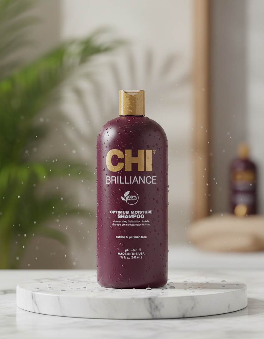 Farouk CHI DEEP BRILLIANCE OLIVE & MONOI optimum moisture shampoo 946 ml - Afbeelding 2