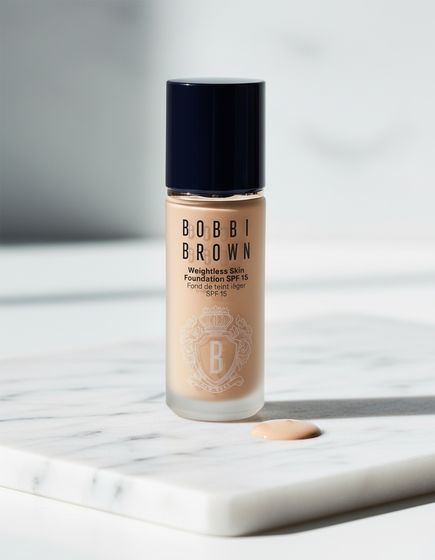 Bobbi Brown WEIGHTLESS SKIN foundation SPF15 #Warm Almond 30 ml - Afbeelding 2