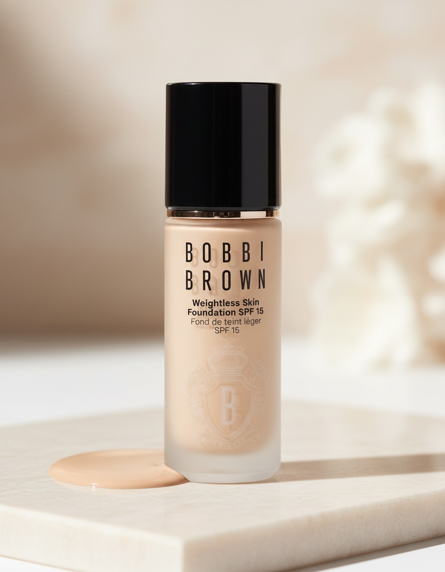 Bobbi Brown WEIGHTLESS SKIN foundation SPF15 #Neutral Alabaster 30 ml - Afbeelding 2