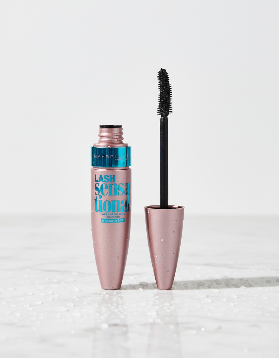 Maybelline LASH SENSATIONAL waterproof mascara #black 9,5 ml - Afbeelding 2