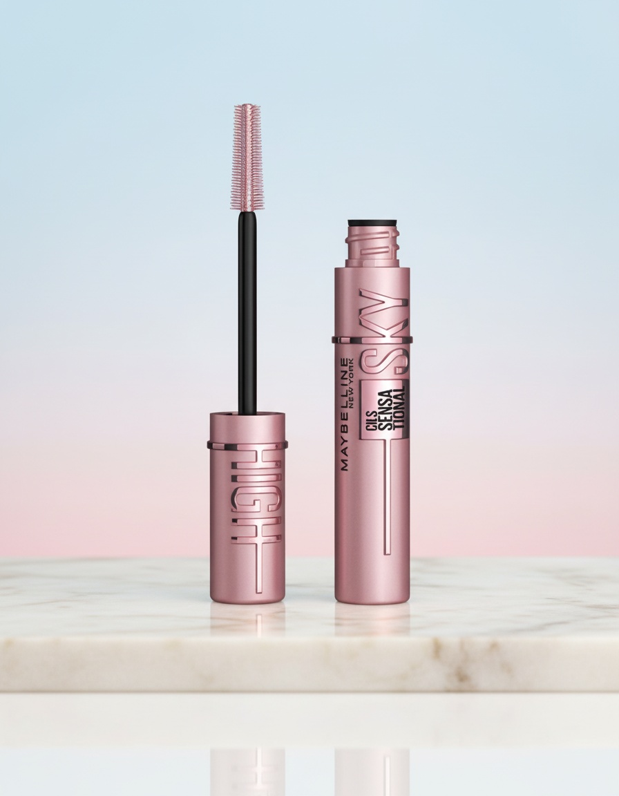 Maybelline LASH SENSATIONAL SKY HIGH mascara #black 7,2 ml - Afbeelding 2