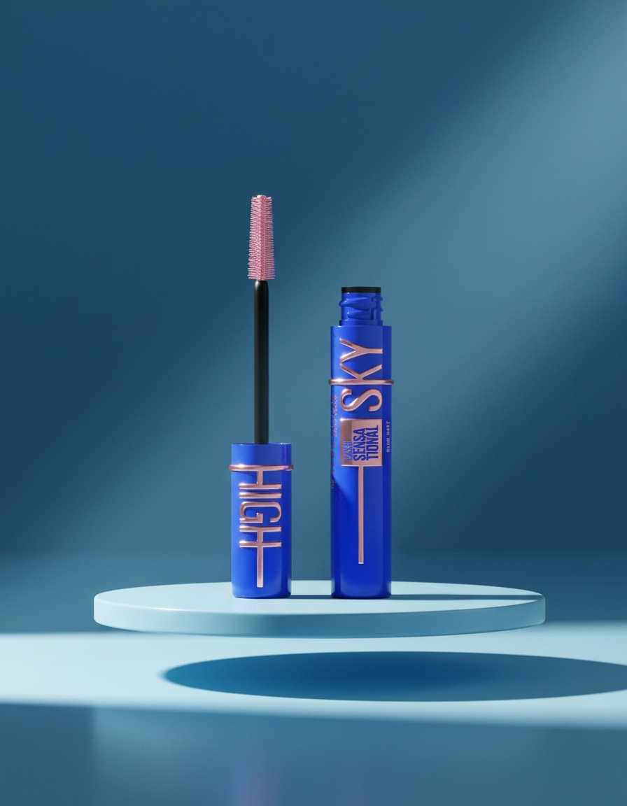 Maybelline LASH SENSATIONAL SKY HIGH mascara #blue mist 7.2 ml - Afbeelding 2