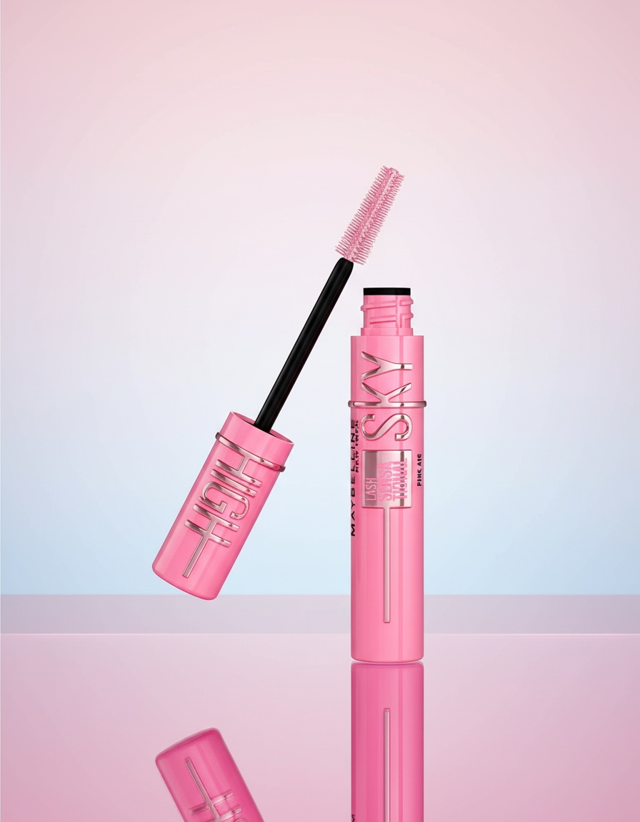 Maybelline LASH SENSATIONAL SKY HIGH mascara #pink air 7.2 ml - Afbeelding 2