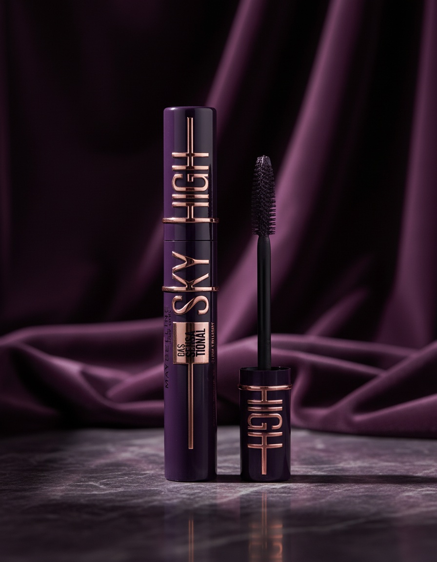 Maybelline LASH SENSATIONAL SKY HIGH mascara #Plum Twilight 7.2 ml - Afbeelding 2