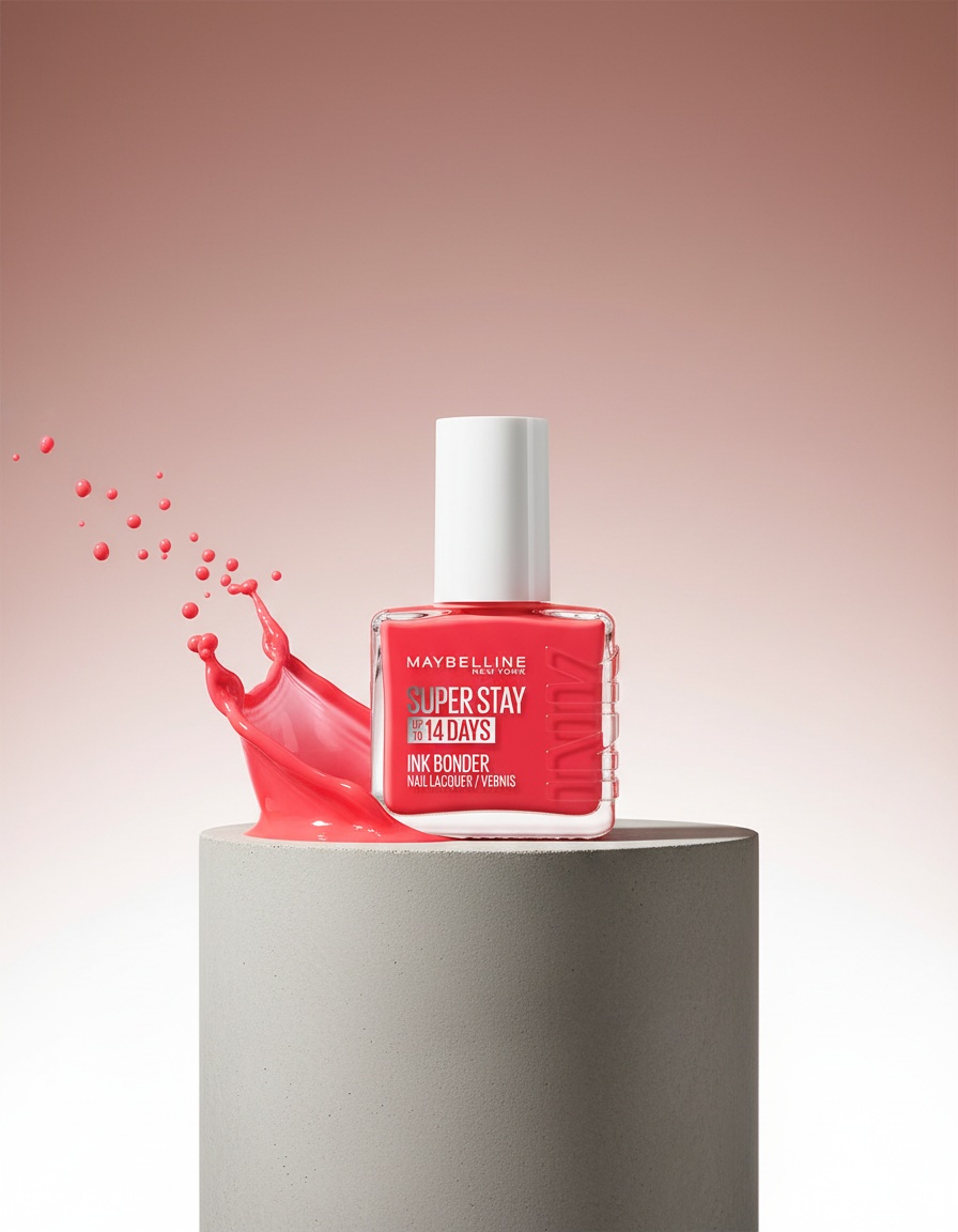 Maybelline SUPERSTAY 14 DAYS nail polish #490-Hot 12 ml - Afbeelding 2