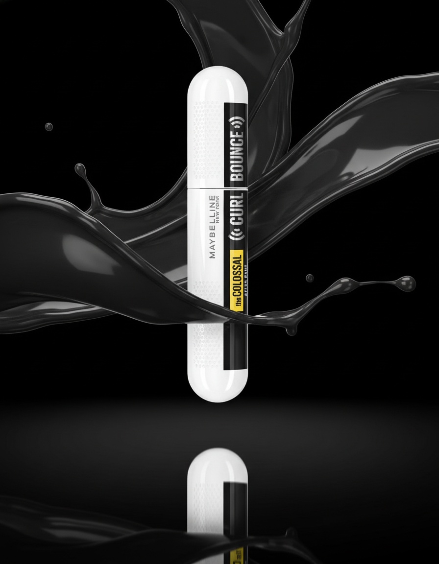 Maybelline COLOSSAL CURL BOUNCE after dark mascara 100 ml - Afbeelding 2