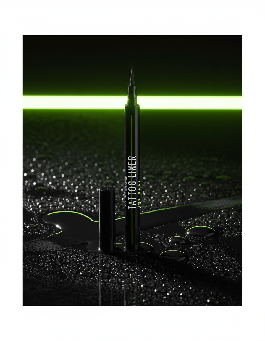 Maybelline TATTO LINER ink pen #881-matte black 1 u - Afbeelding 2