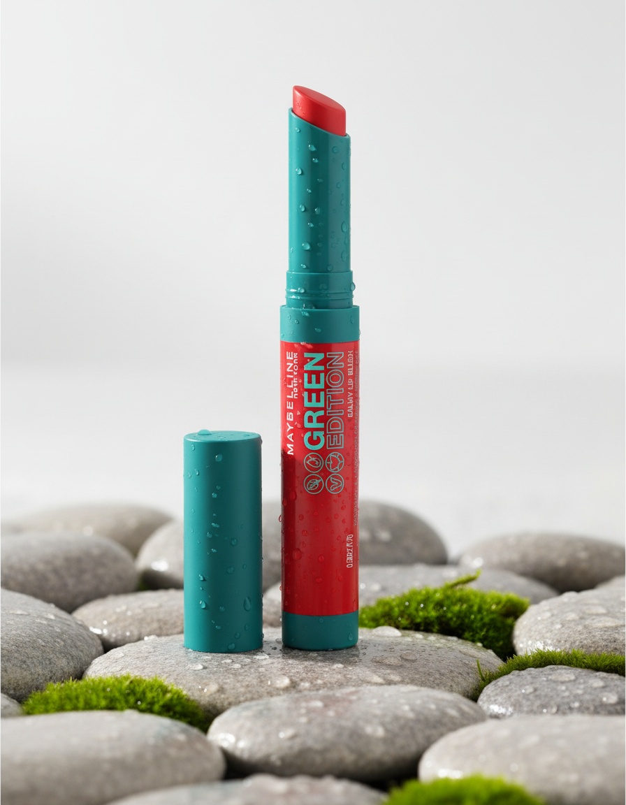 Maybelline GREEN EDITION balmy lip blush #04-flare 1,7 gr - Afbeelding 2