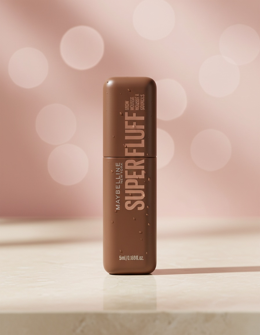 Maybelline SUPERFLUFF mascara for eyebrows #255-Soft Brown 5 ml - Afbeelding 2