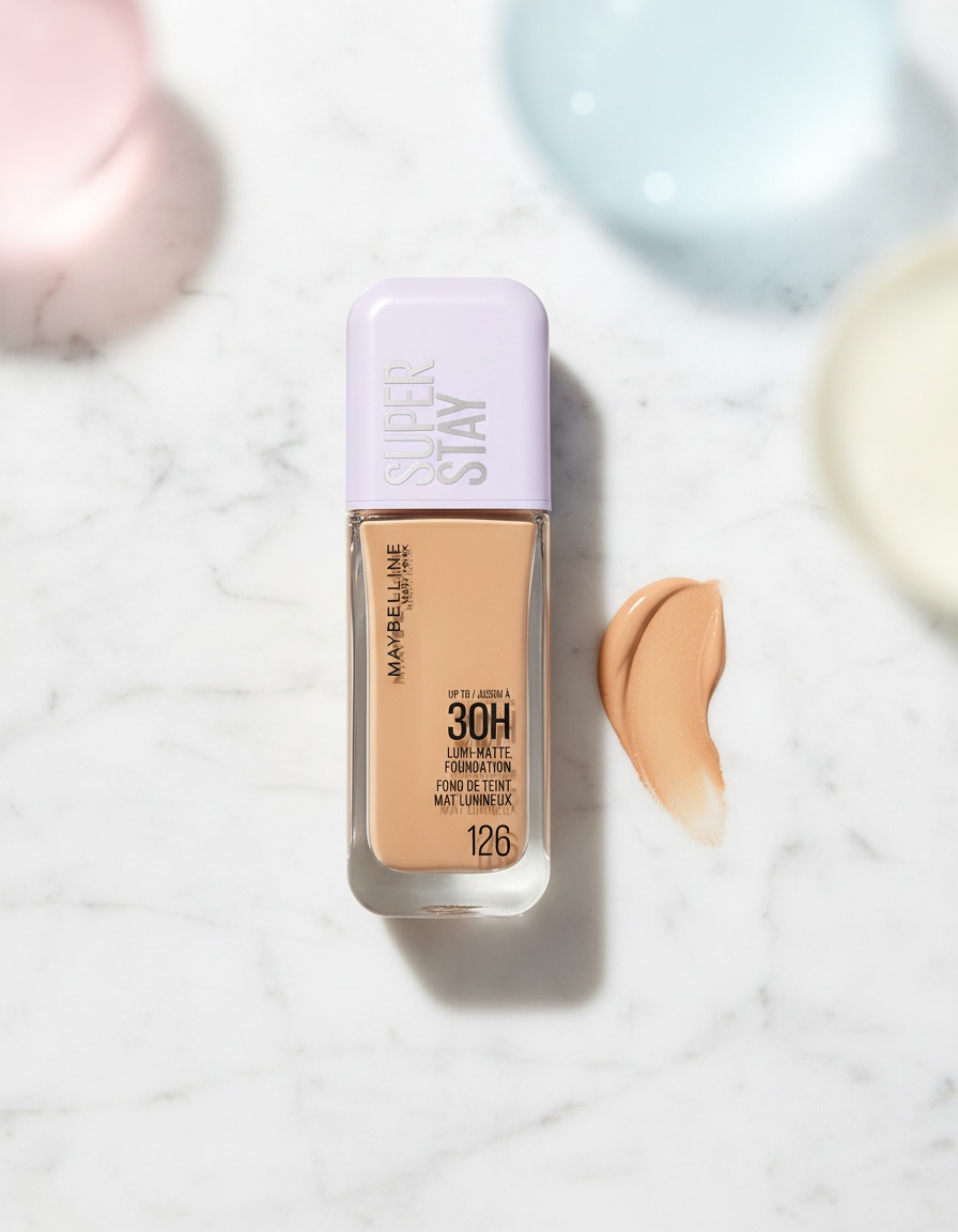 Maybelline SUPERSTAY LUMI MATTE foundation #126 30 ml - Afbeelding 2