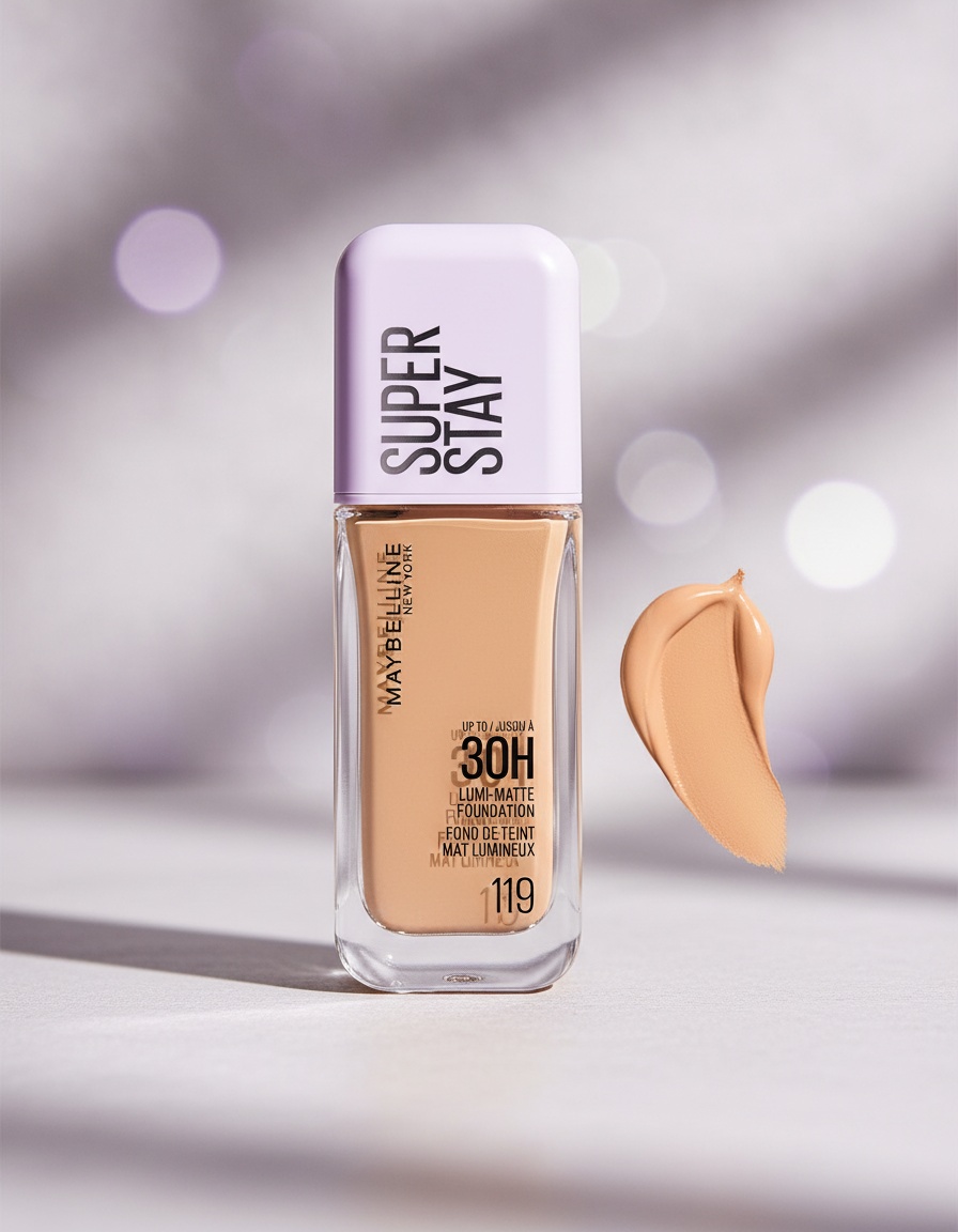 Maybelline SUPERSTAY LUMI MATTE foundation #119 30 ml - Afbeelding 2