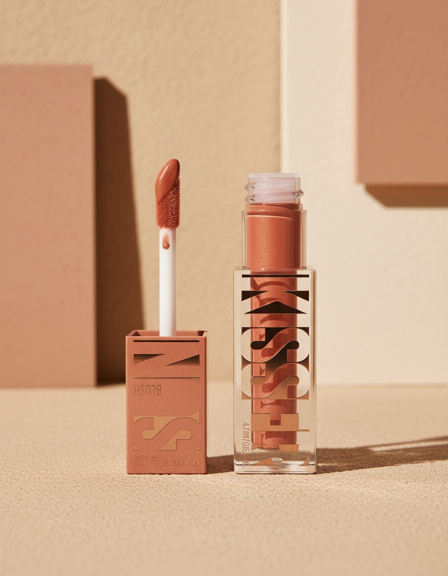 Maybelline SUNKISSER blush and liquid bronzer #03-sol search 4.7 ml - Afbeelding 2