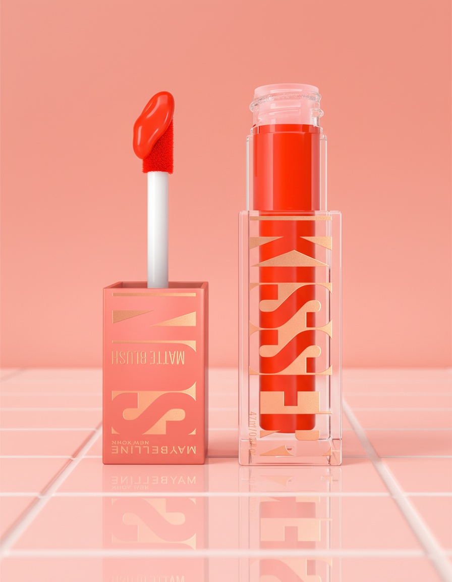 Maybelline SUNKISSER Liquid Blush and Bronzer #35-Spritzy Orange 4.7 ml - Afbeelding 2