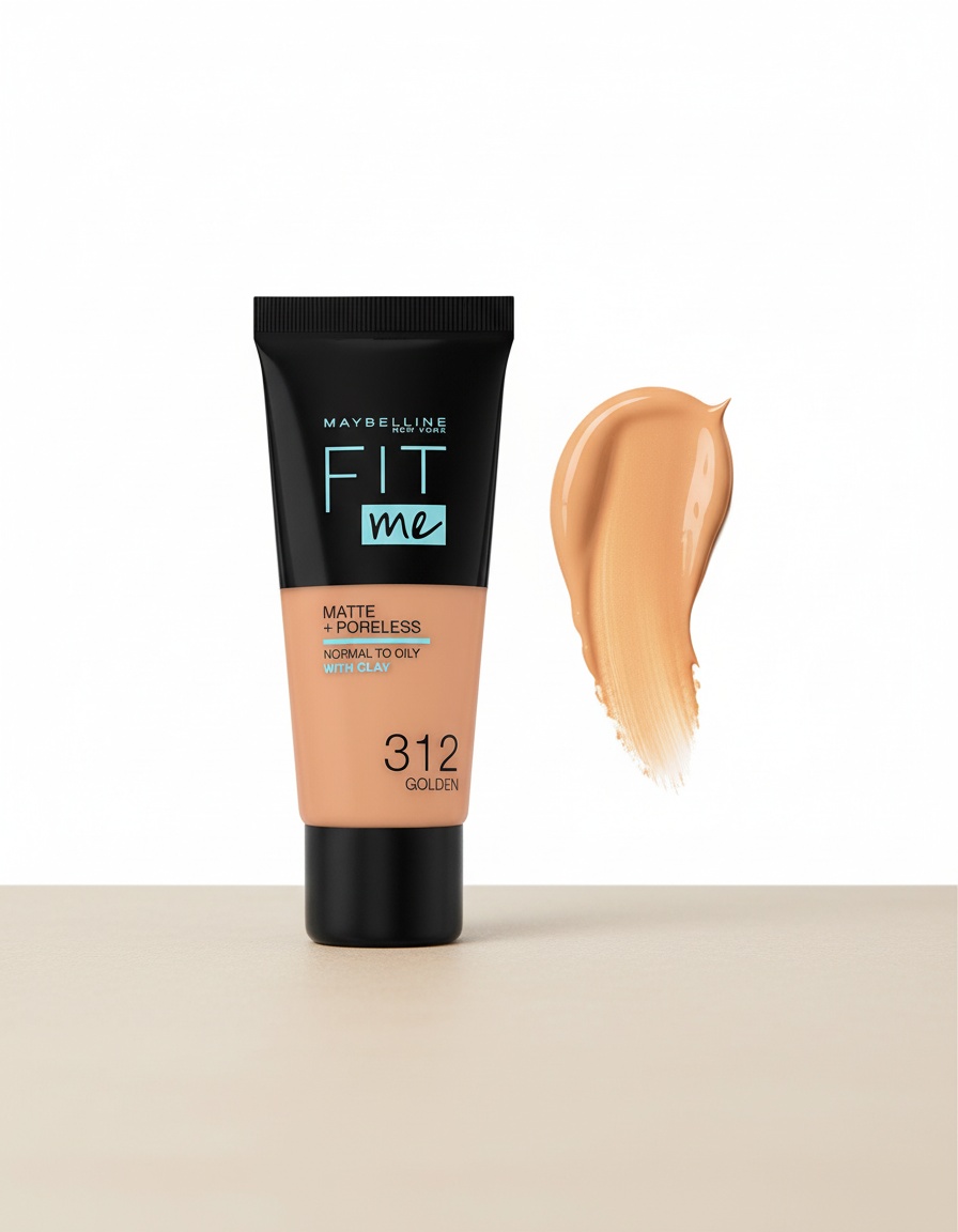 Maybelline FIT ME MATTE+PORELESS foundation #312-golden - Afbeelding 2