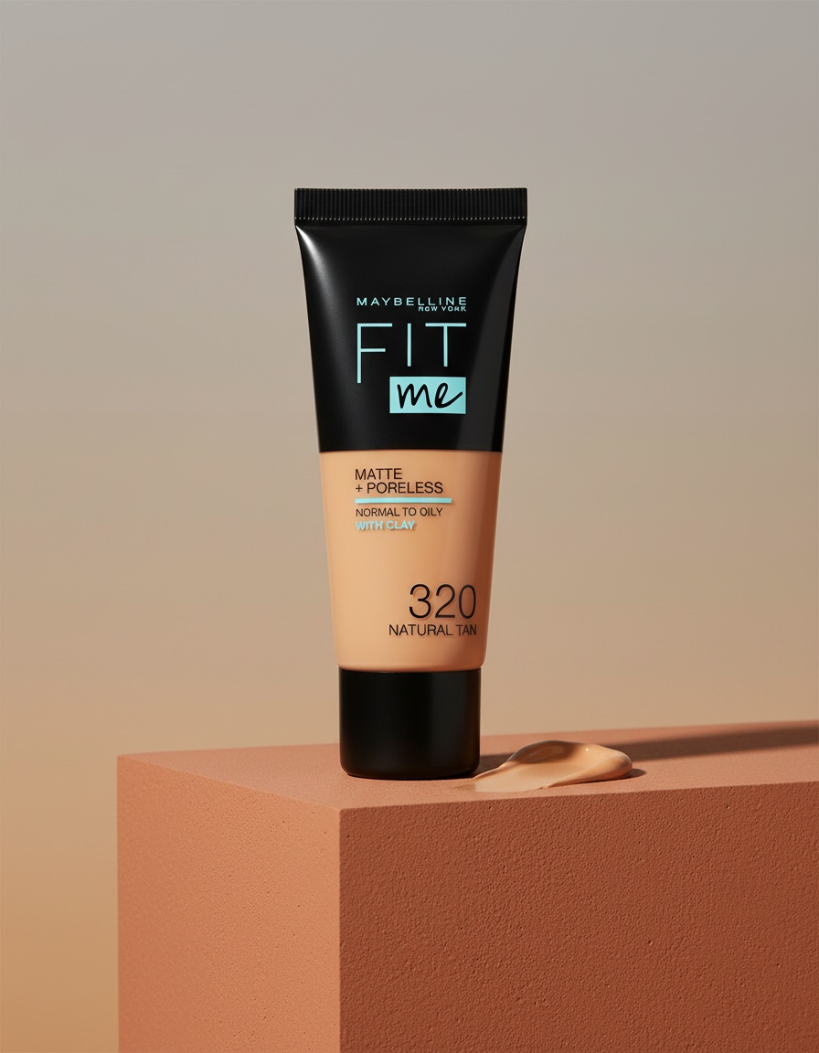 Maybelline FIT ME MATTE+PORELESS foundation #320-natural tan - Afbeelding 2