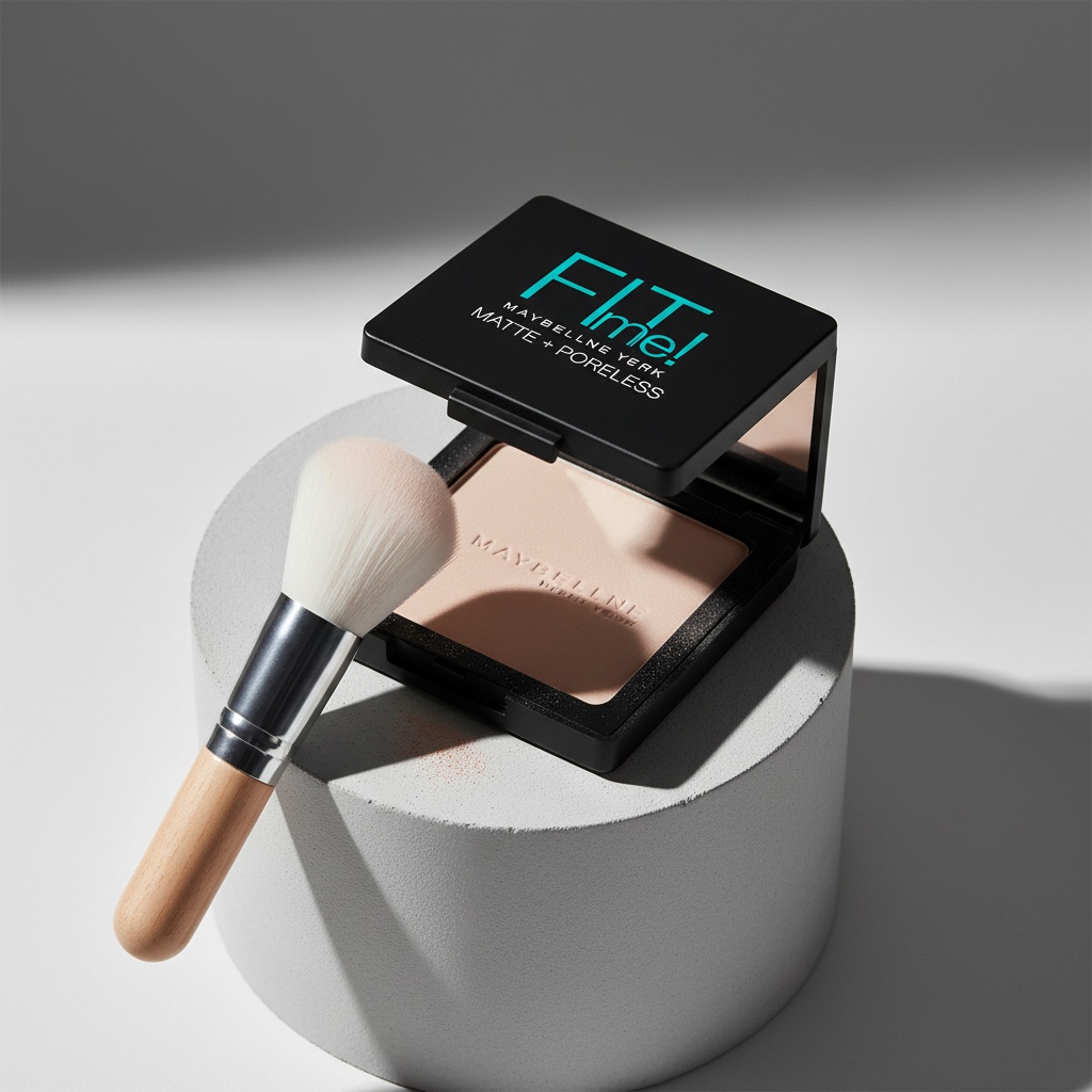 Maybelline FIT ME MATTE+PORELESS powder #105-natural 8.5 gr - Afbeelding 2