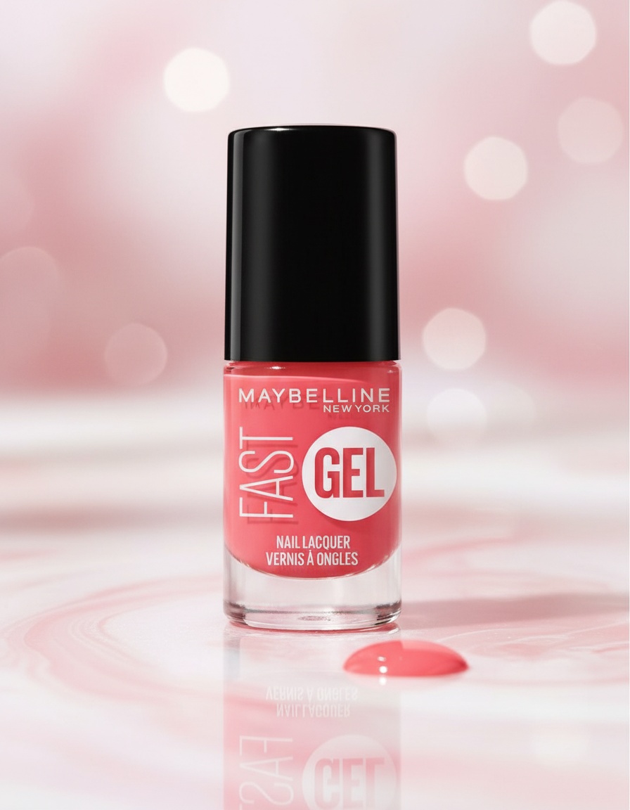 Maybelline FAST gel nail lacquer #06-orange shot - Afbeelding 2