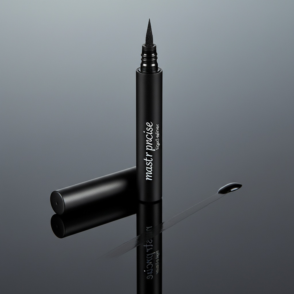 Maybelline EYE STUDIO MASTER PRECISE liquid eyeliner #black - Afbeelding 2